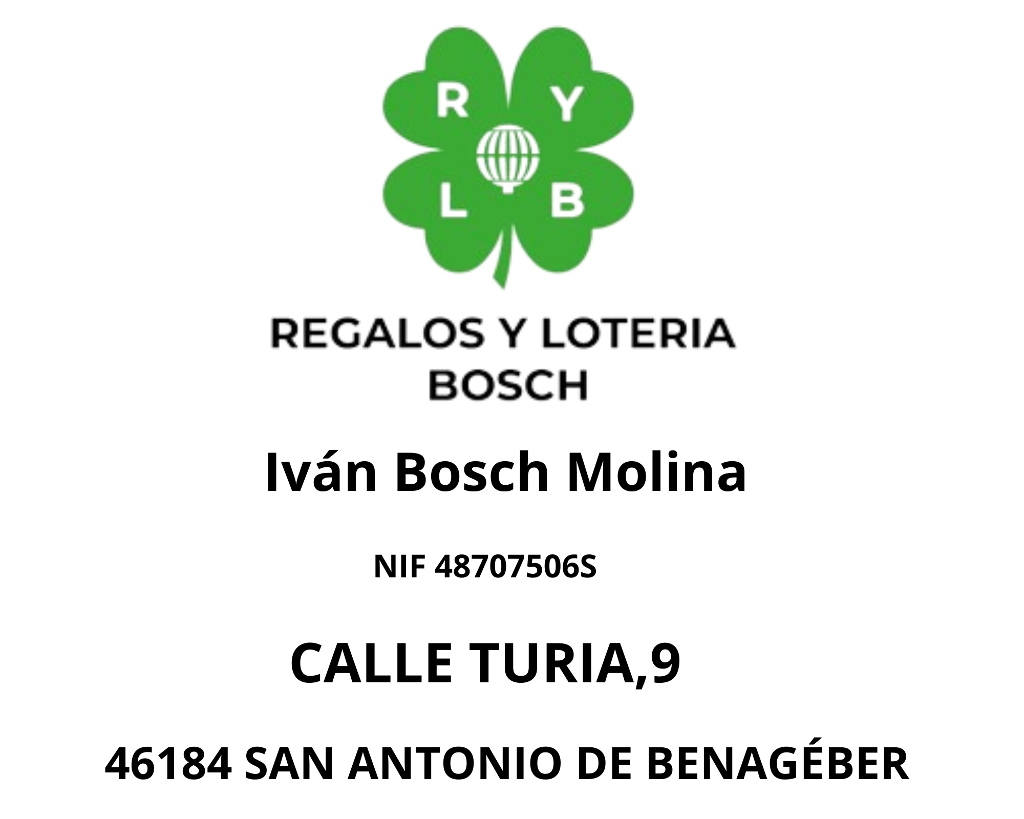 Regalos y Lotería Bosch